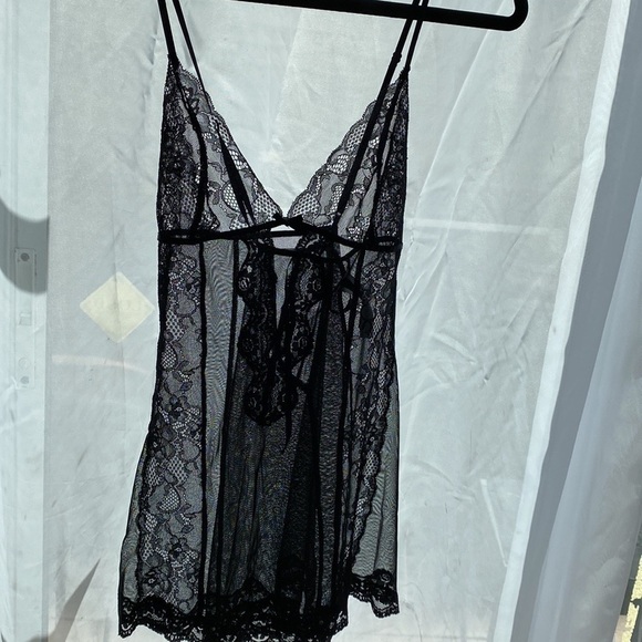 🌸Adore Me black lace teddie size medium - Picture 1 of 7